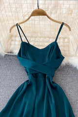 Cute Satin Short Dresses, A-Line Fashion Dresses