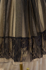 A-Line Black Lace Sweetheart Homecoming Dress